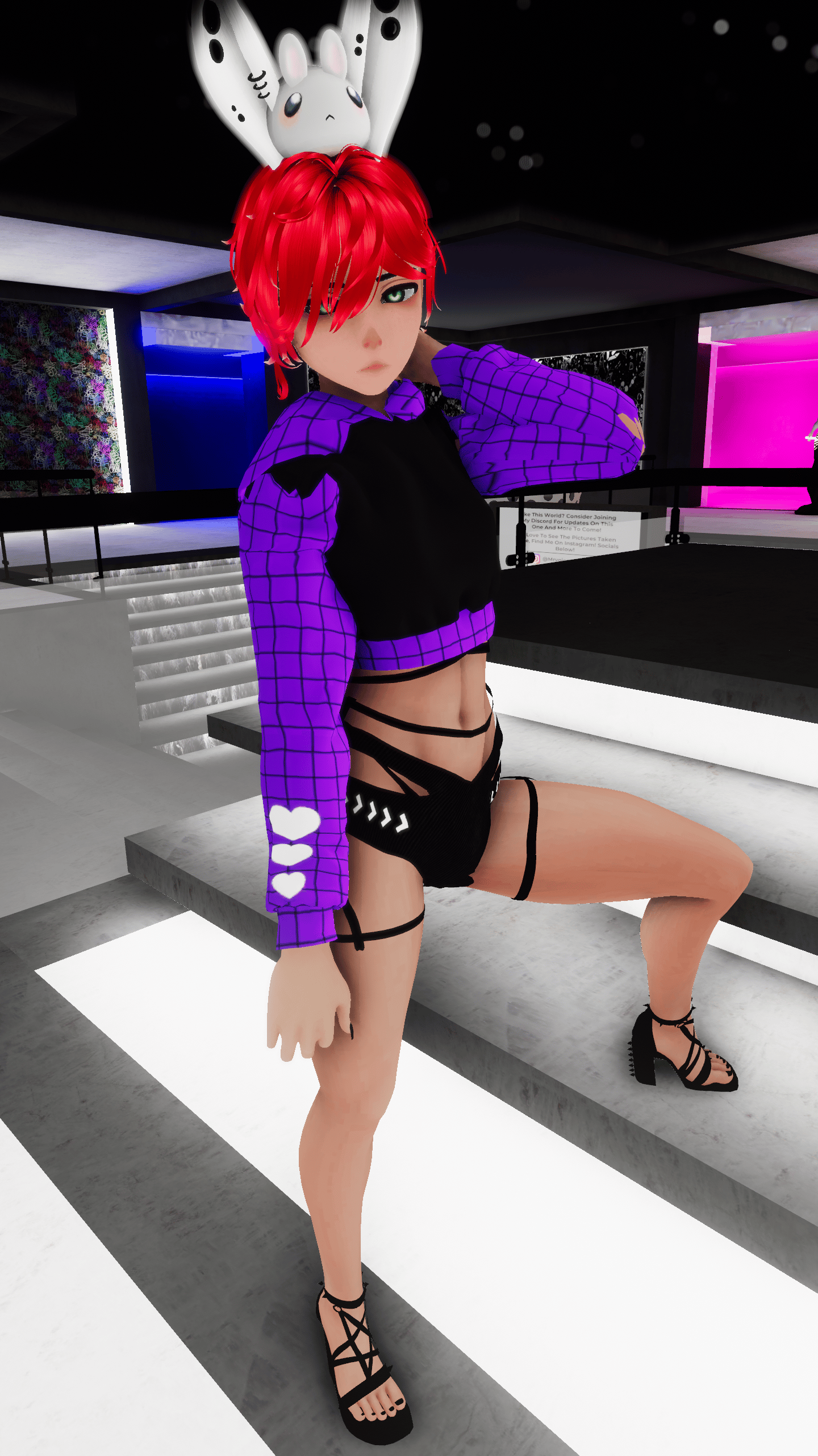 Noa Goth Femboy Bunny PC/Quest NSFW (UPDATED!)