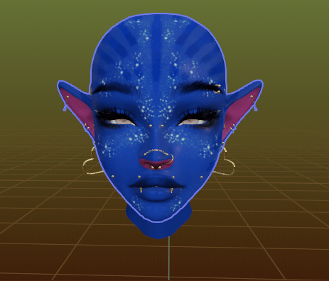 Na'vi | Avatar- Head Textures for Nessy Amour Head