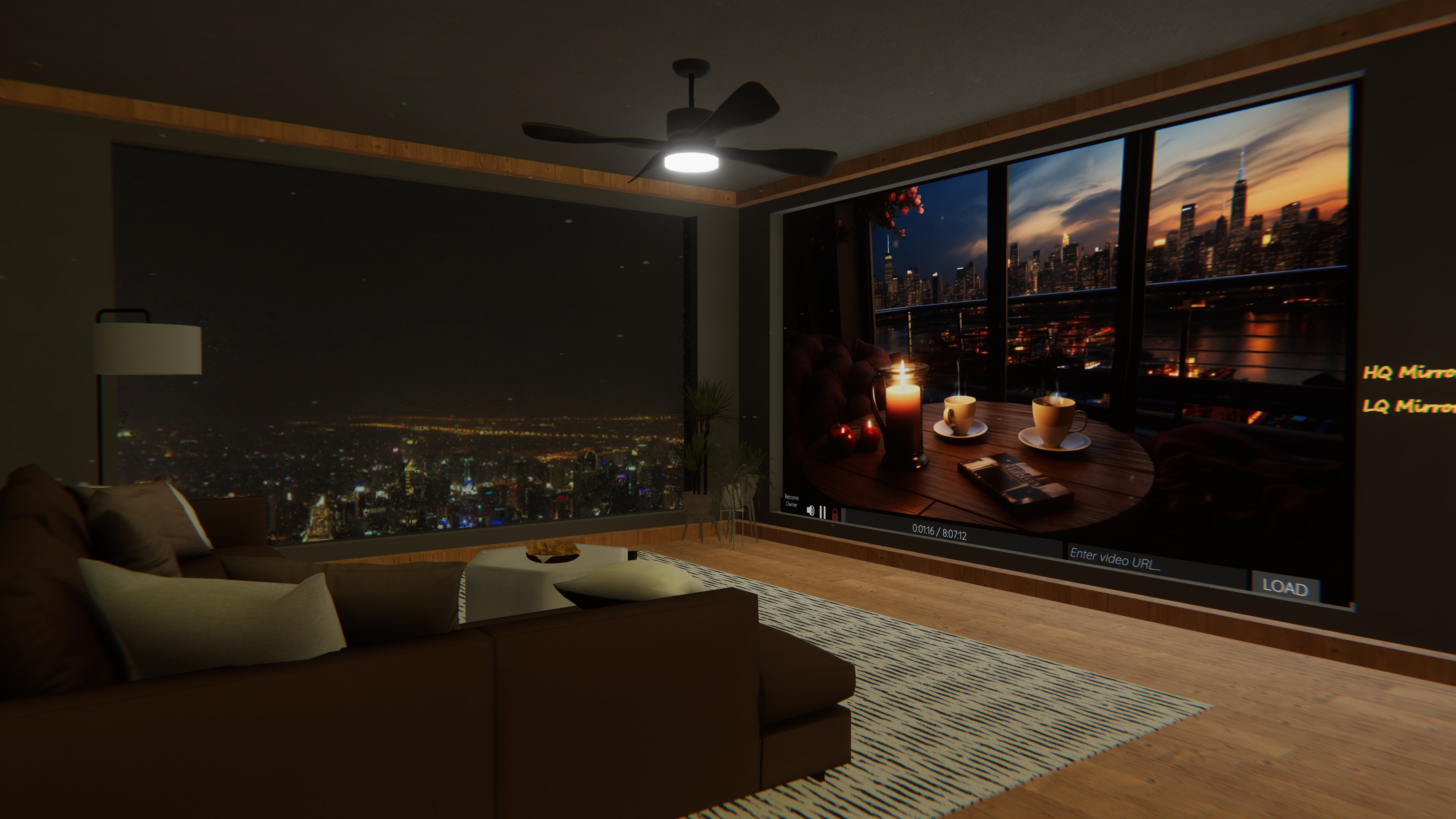 Minimalistic Cozy Avatar Room