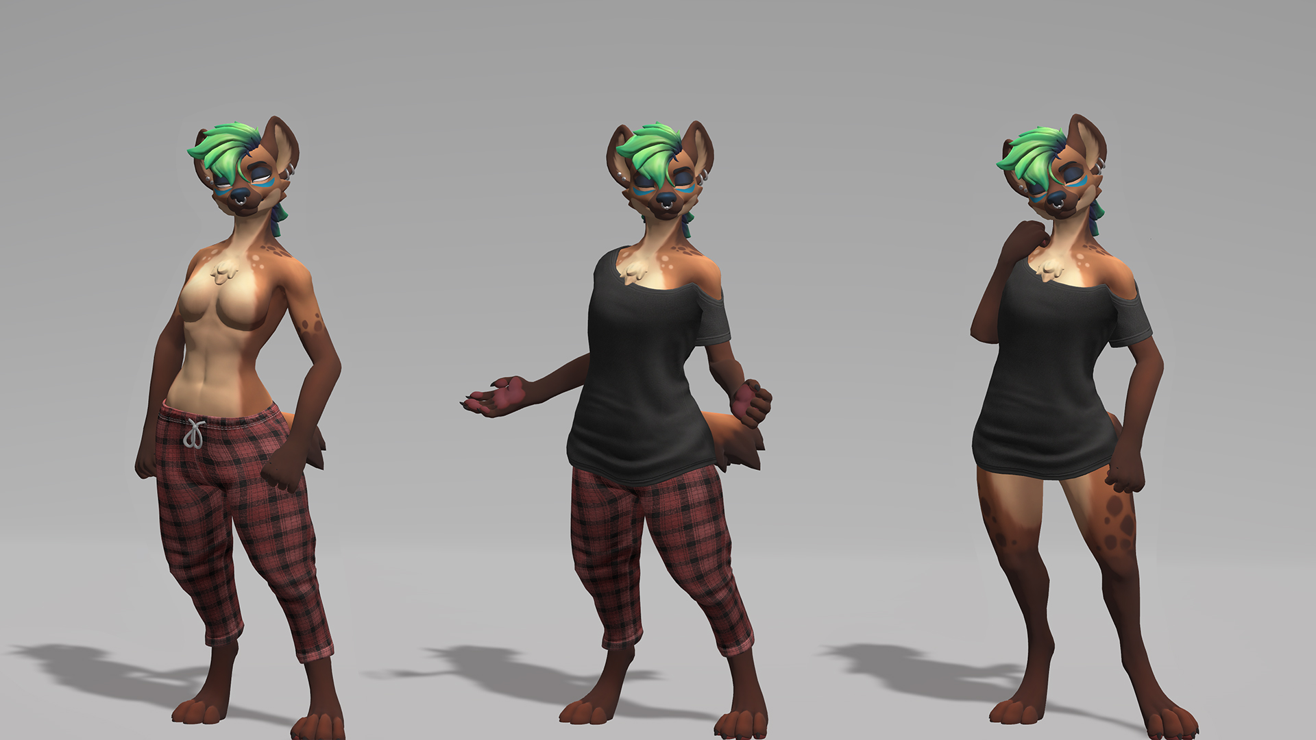 Comfy Clothing (Kudalyn Hyenid Viwi Novabeast Nardoragon Lykana Fara Rex)