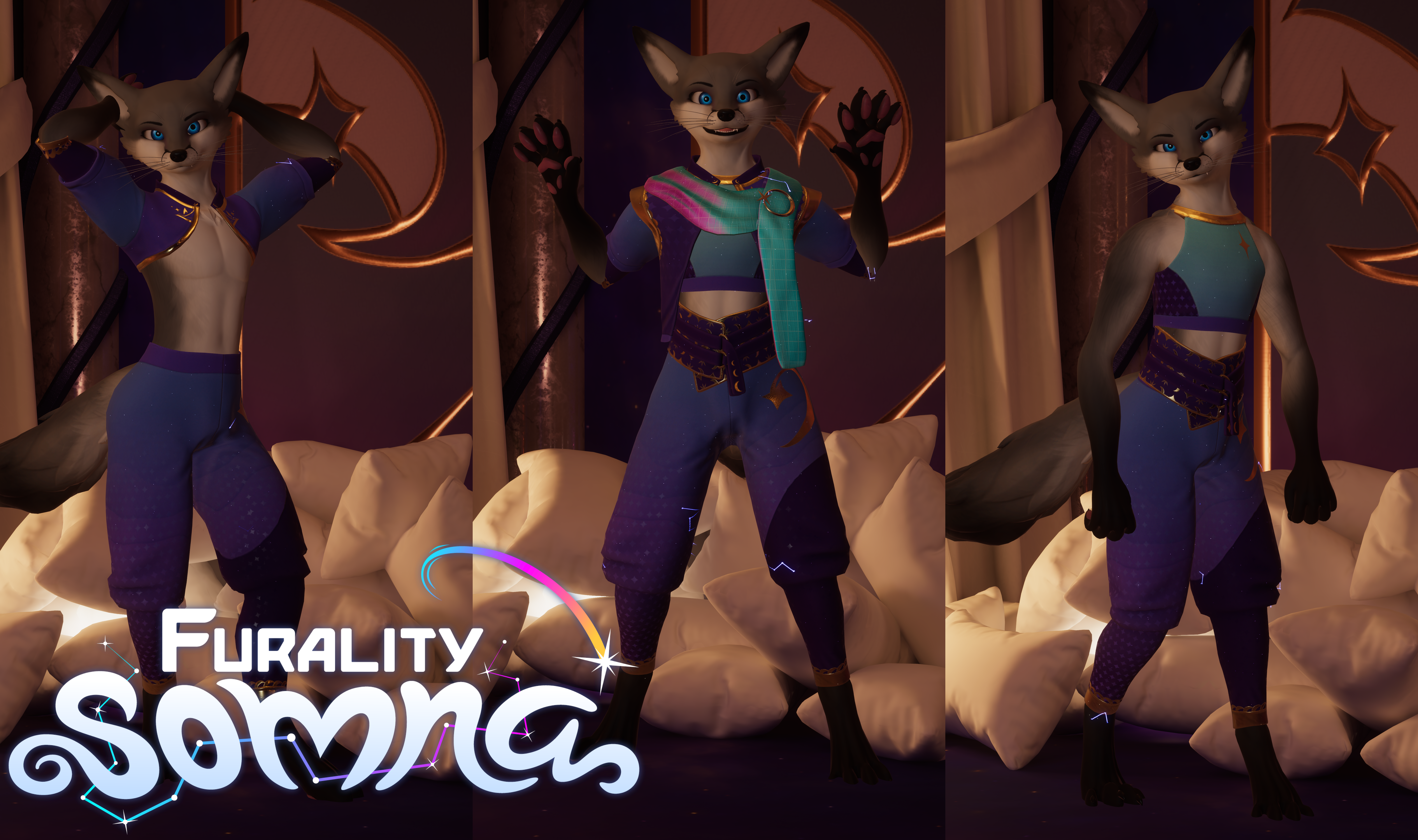 Fara Rex: Furality Somna Outfit