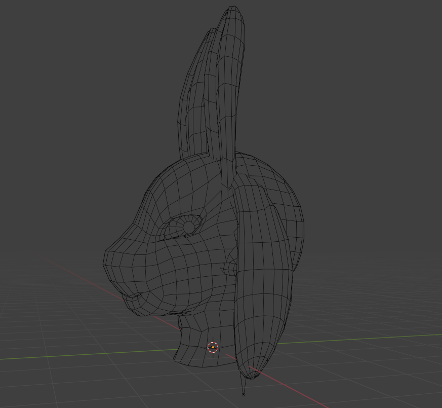 Riot's Bunny Head base || Rigged Furry VRChat Asset