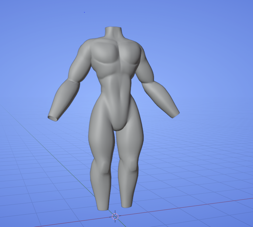 " Mance " -- Riot's VRChat Male Body Base