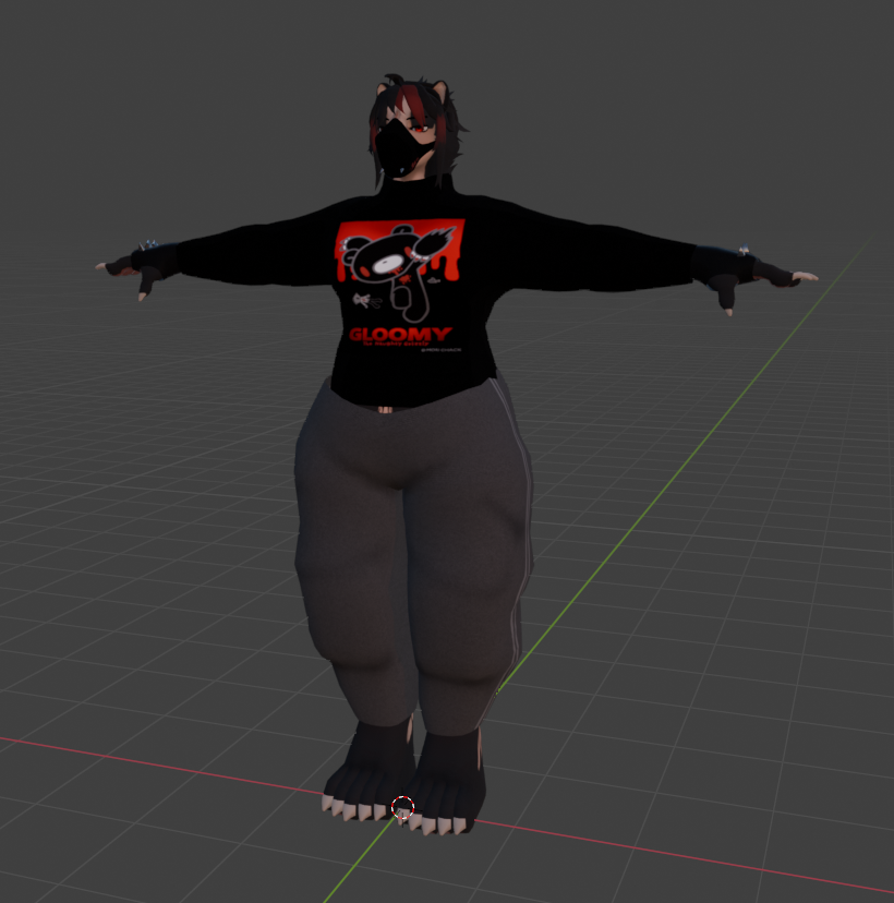 " GLOOM " VRChat Furry Avatar
