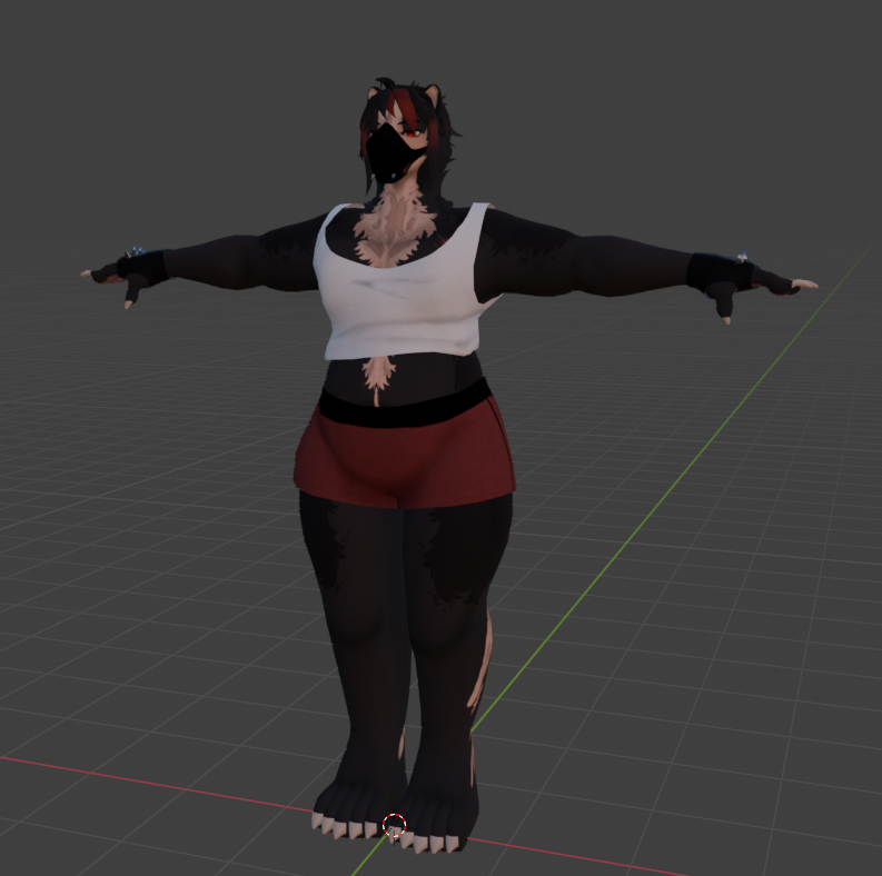 " GLOOM " VRChat Furry Avatar