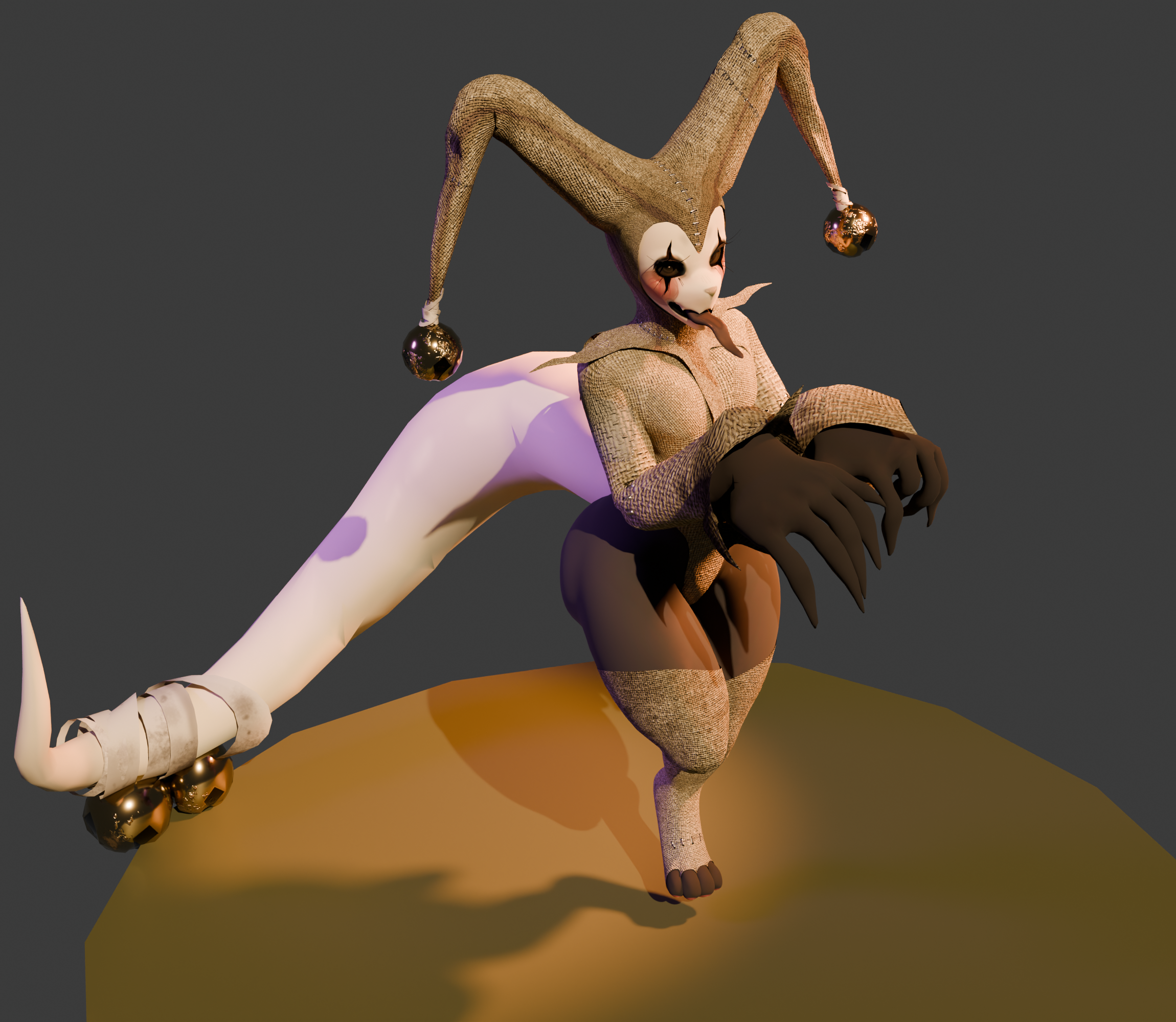 " JESTERKYU " || VRChat Avatar, MMD + Wholesome + FT (PC)