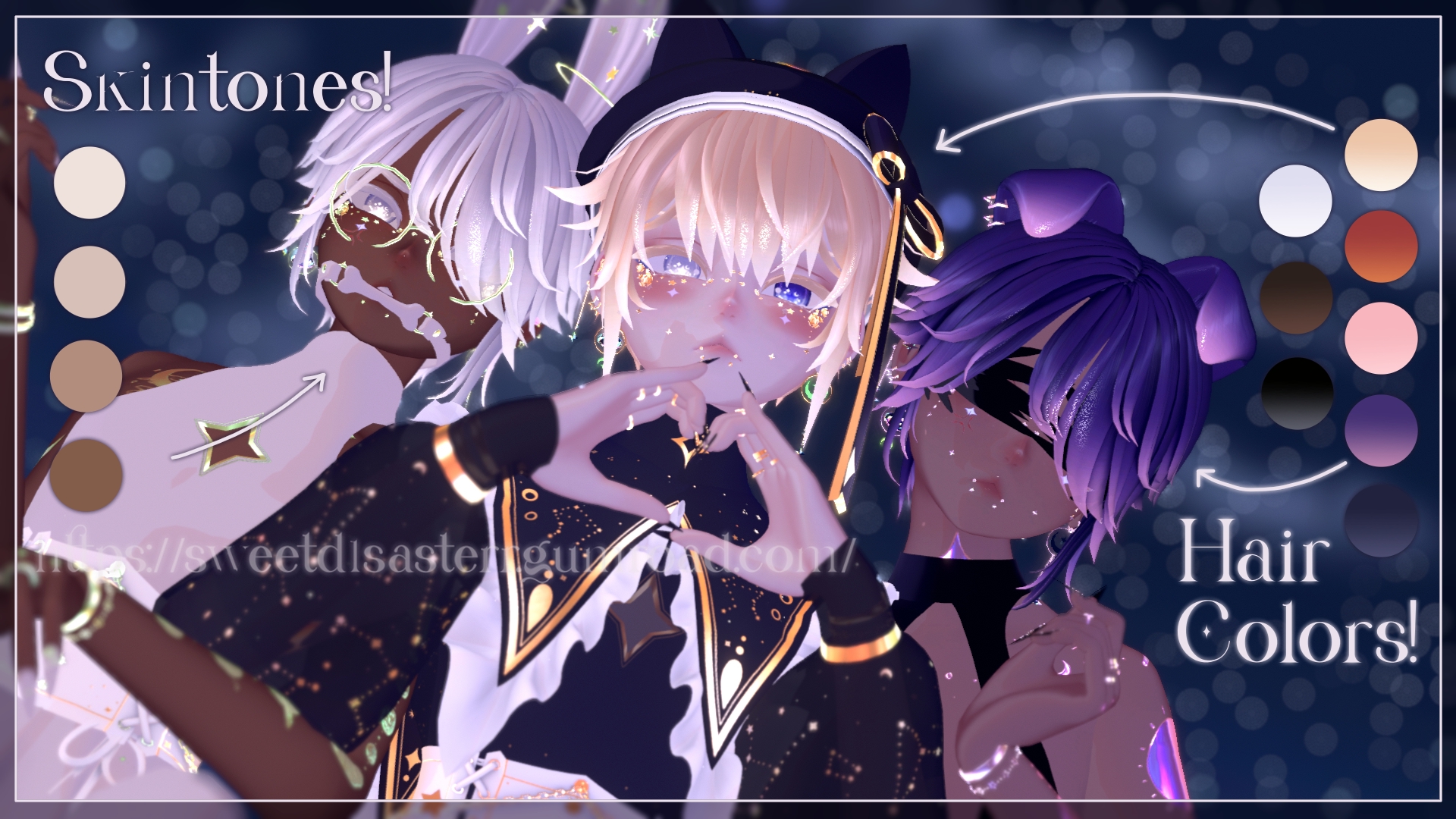STJARNA ✧ (PC/Quest, Physbones) VRCHAT FEMBOY