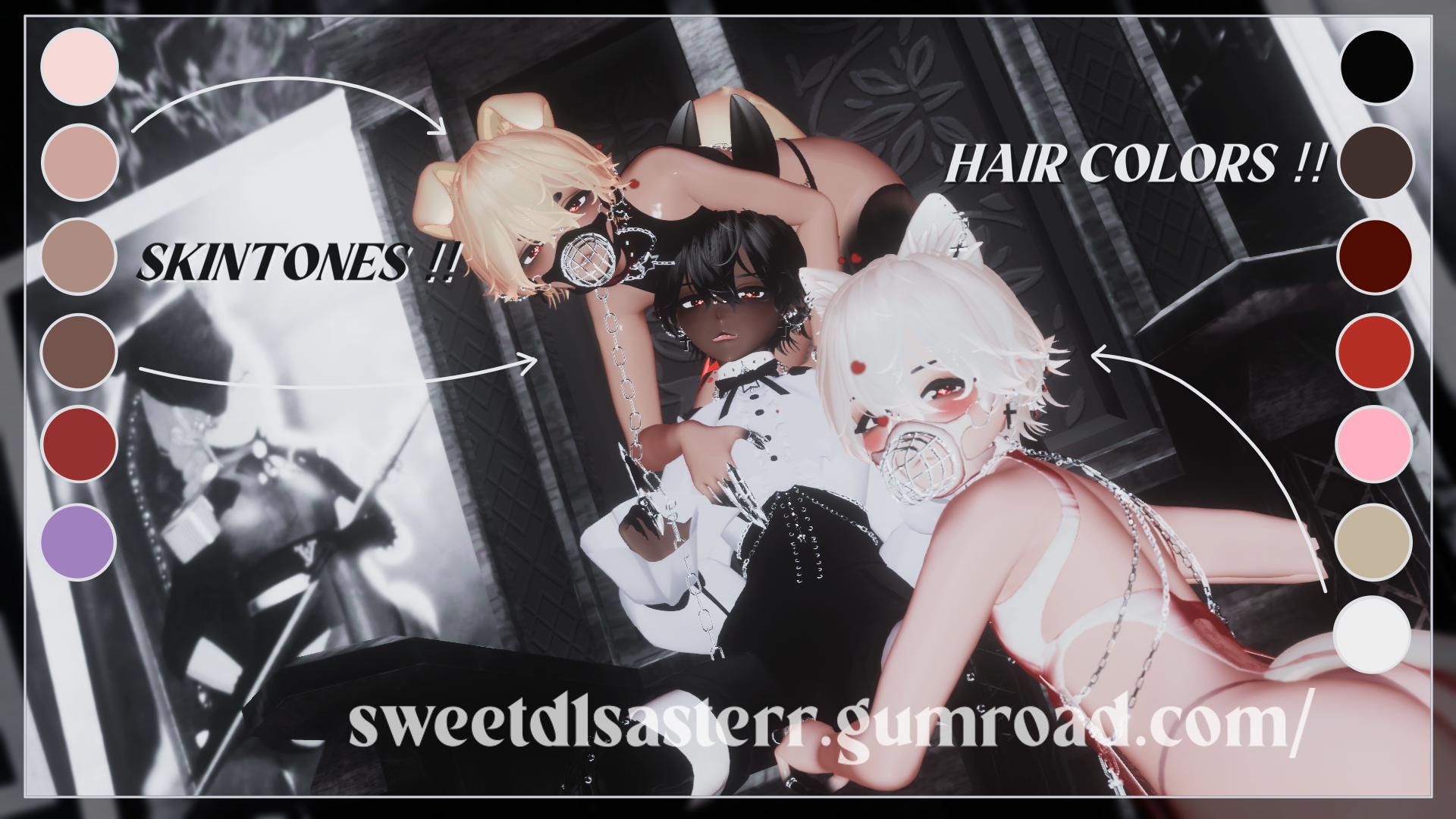 RAYK !! (PC/Quest, Physbones) VRCHAT FEMBOY