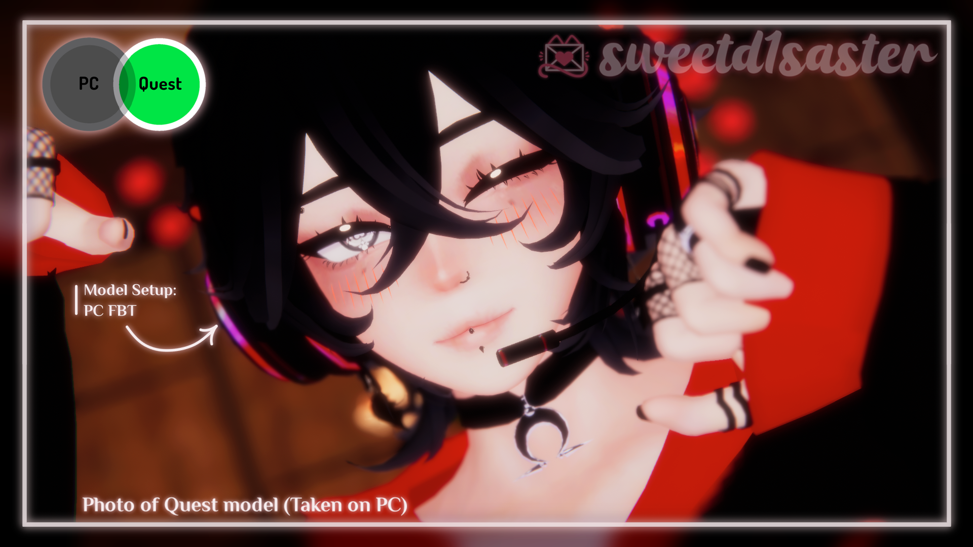 NYKTOS ⏾ (PC/QUEST) VRCHAT MODEL (SFW)