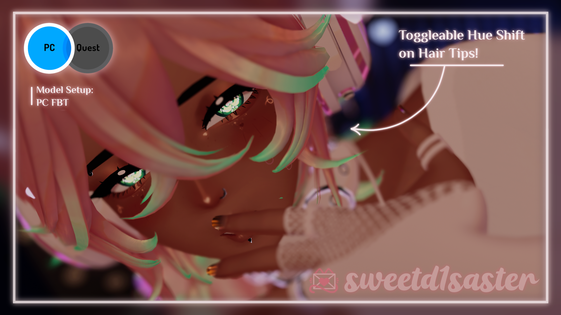 NYKTOS ⏾ (PC/QUEST) VRCHAT MODEL (SFW)