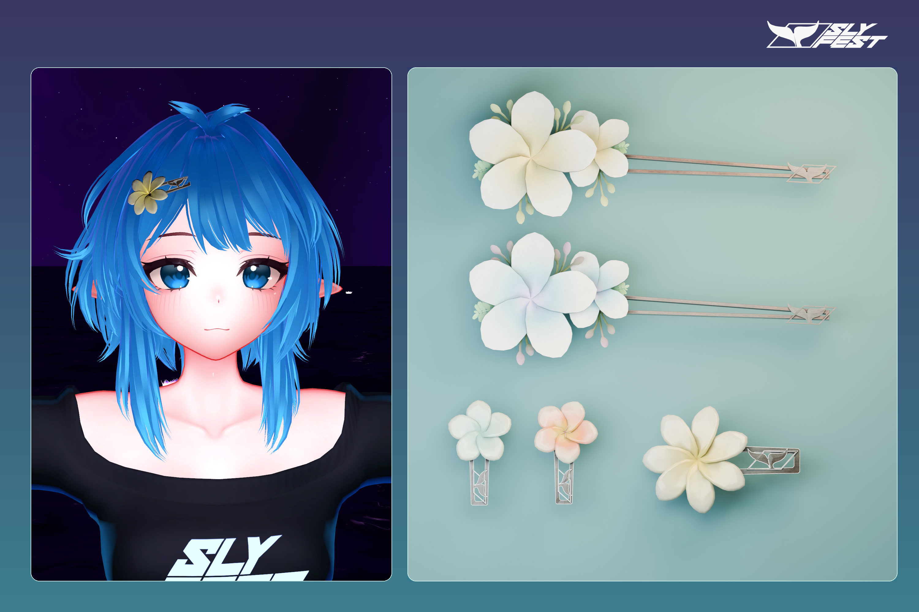 SLYFEST Hair Clips | Hair Stick + Mini Clips