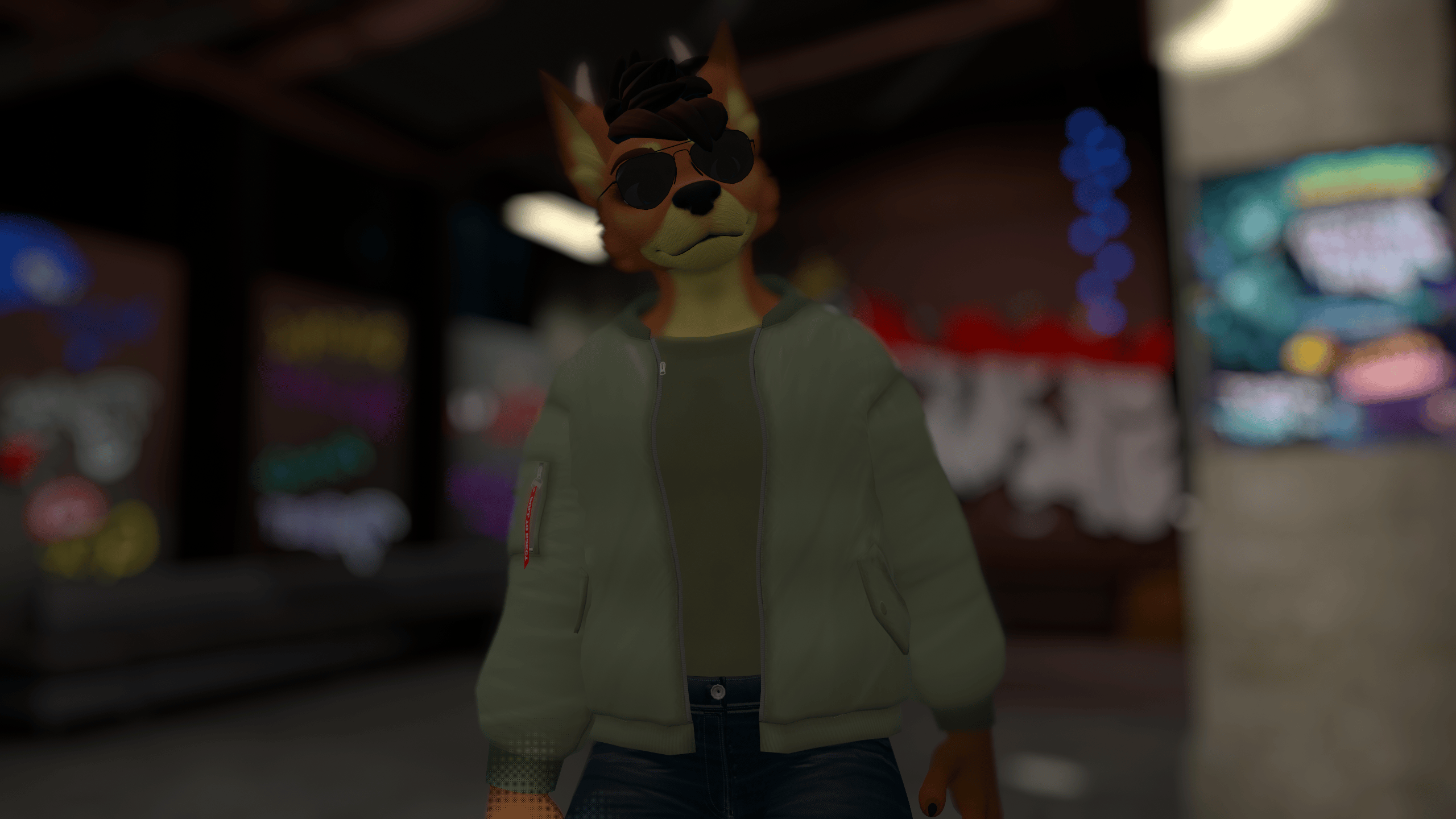 Pilot bomber jacket