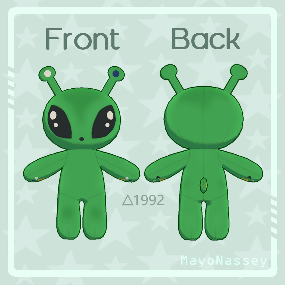 Alien Plushie (VRCSDK3)