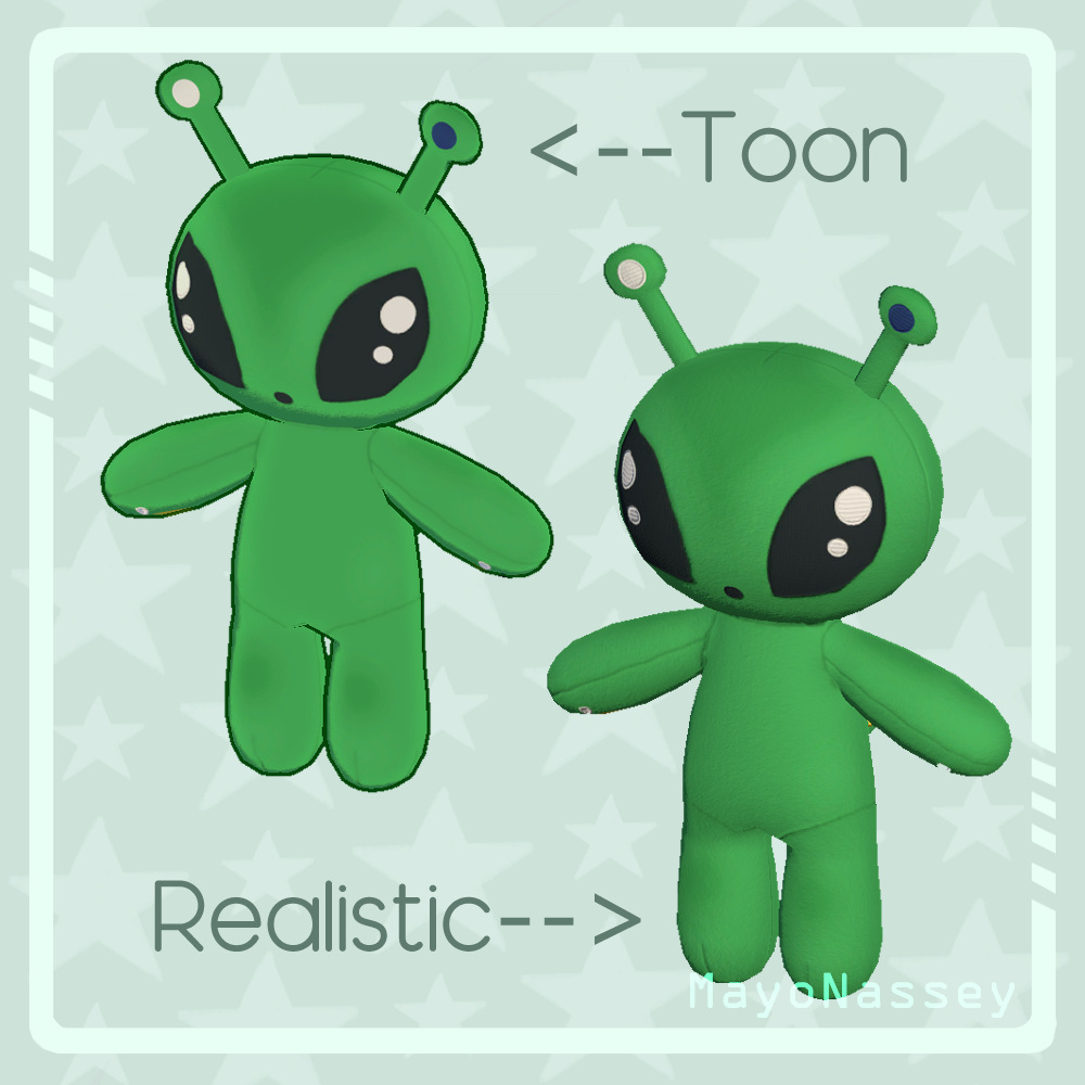 Alien Plushie (VRCSDK3)
