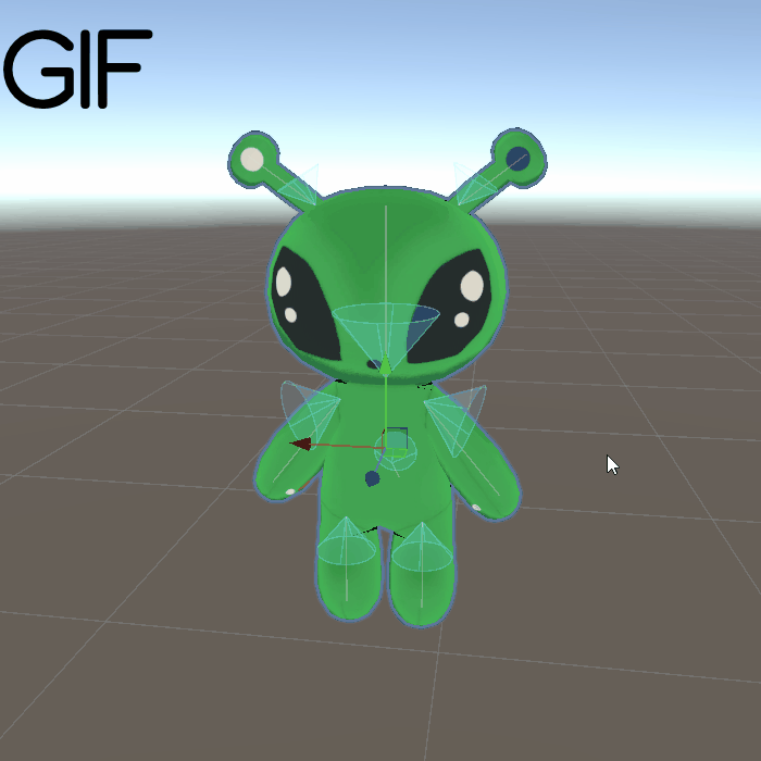 Alien Plushie (VRCSDK3)