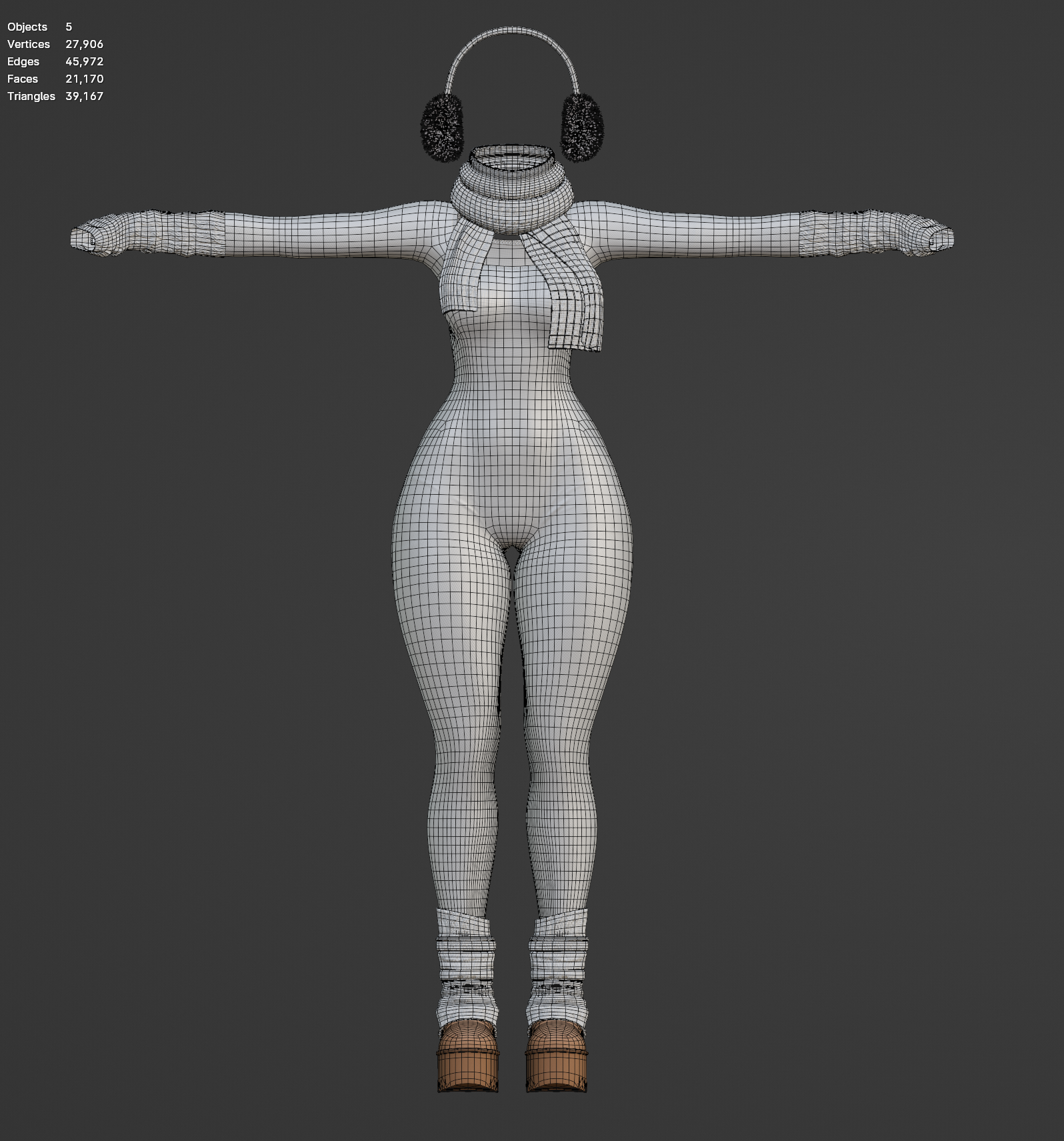Winter Outfit for VRChat | Christmas