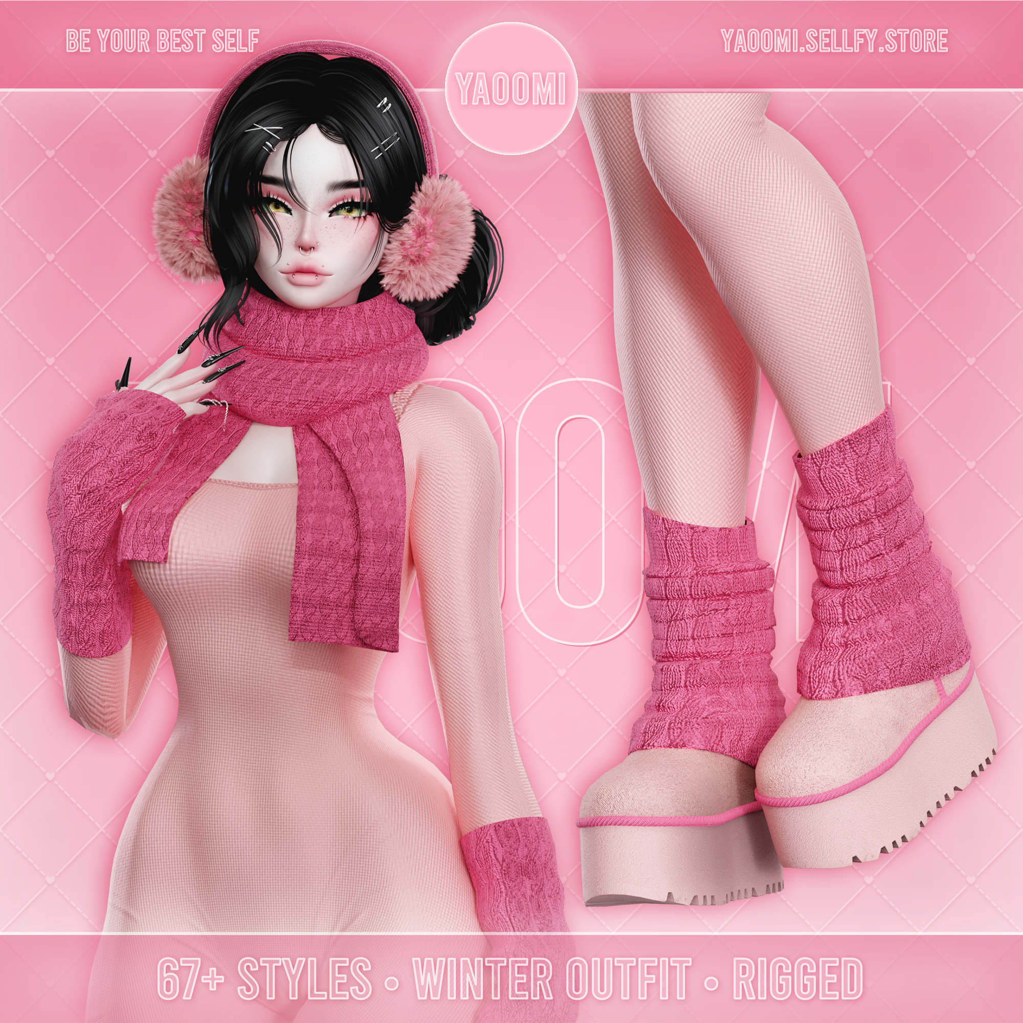 Winter Outfit for VRChat | Christmas