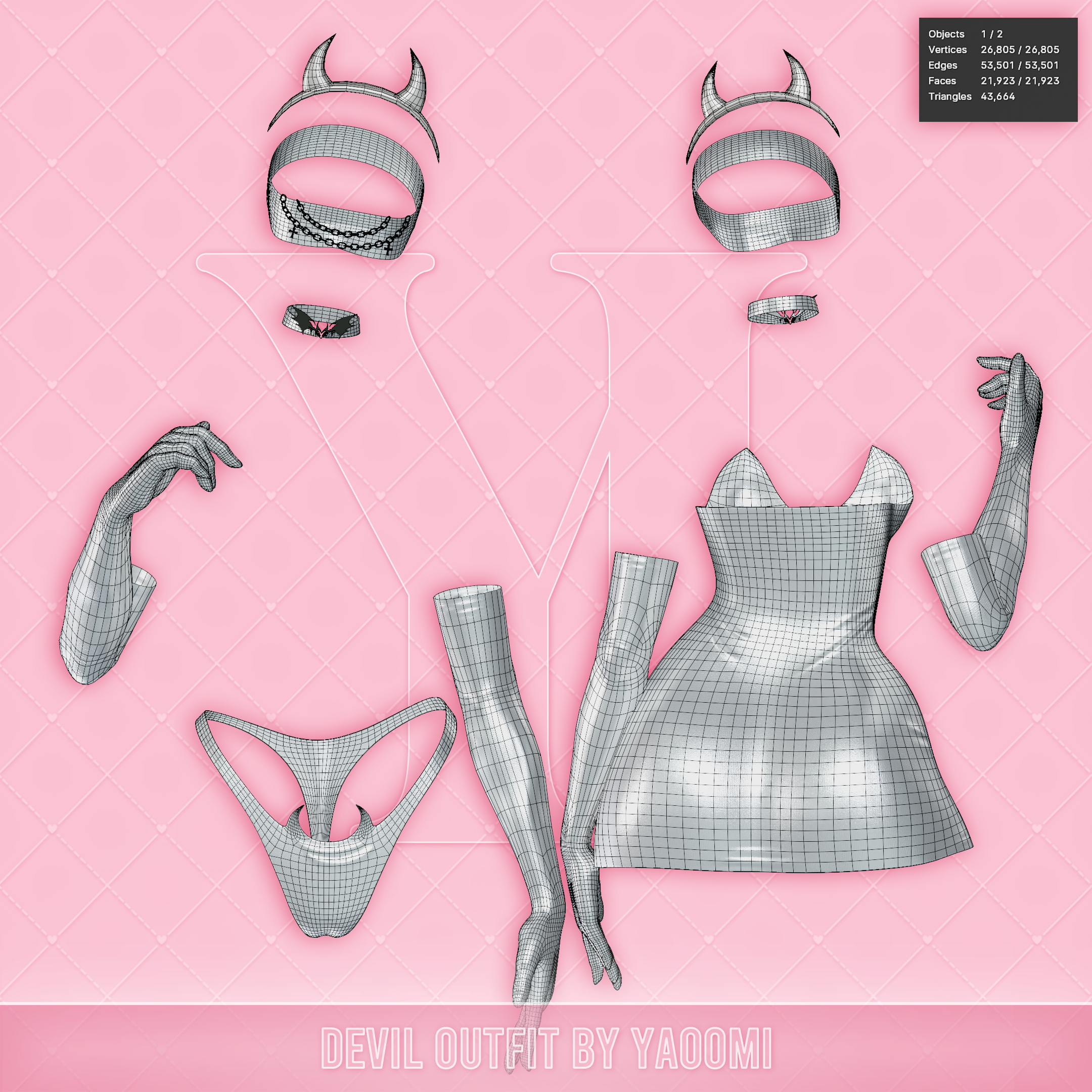 Devil Outfit for VRChat