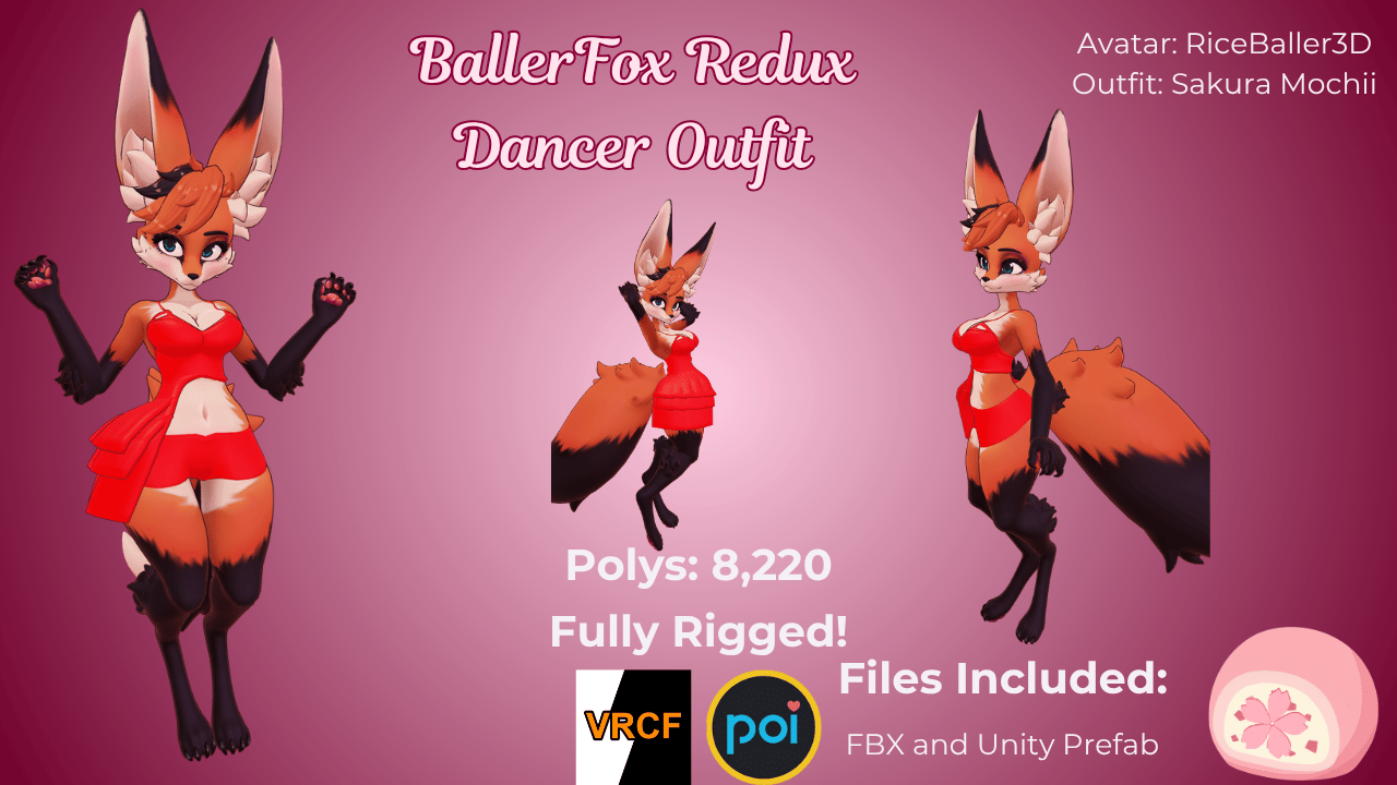 Dancer Outfit for BallerFox Redux