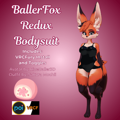 Shiny Bodysuit for BallerFox Redux