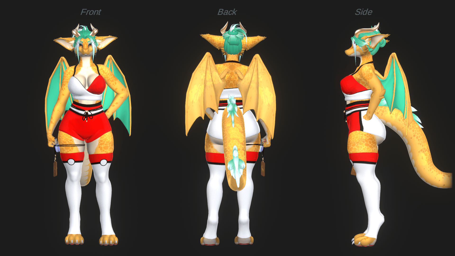 Dragonite + Cozy Poke-fit | Celeste Texture Set