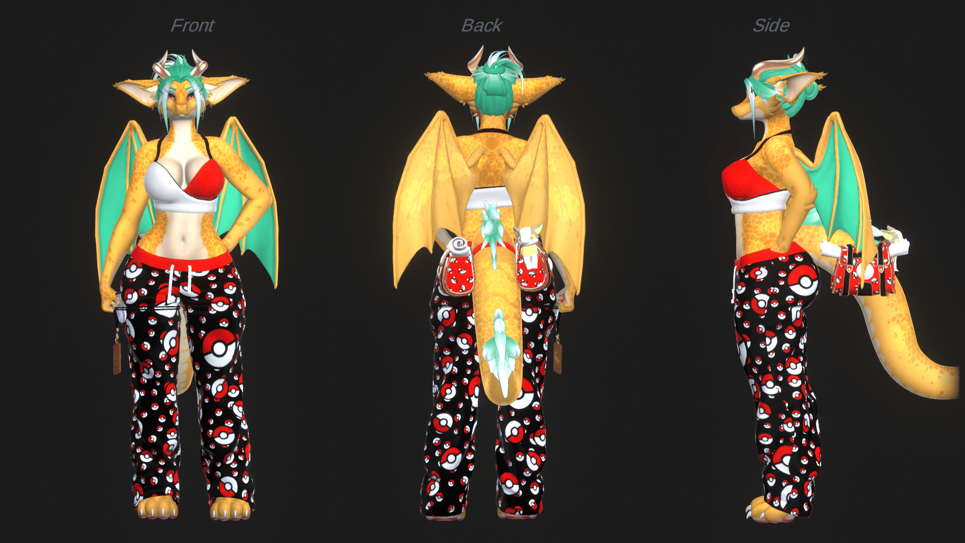 Dragonite + Cozy Poke-fit | Celeste Texture Set