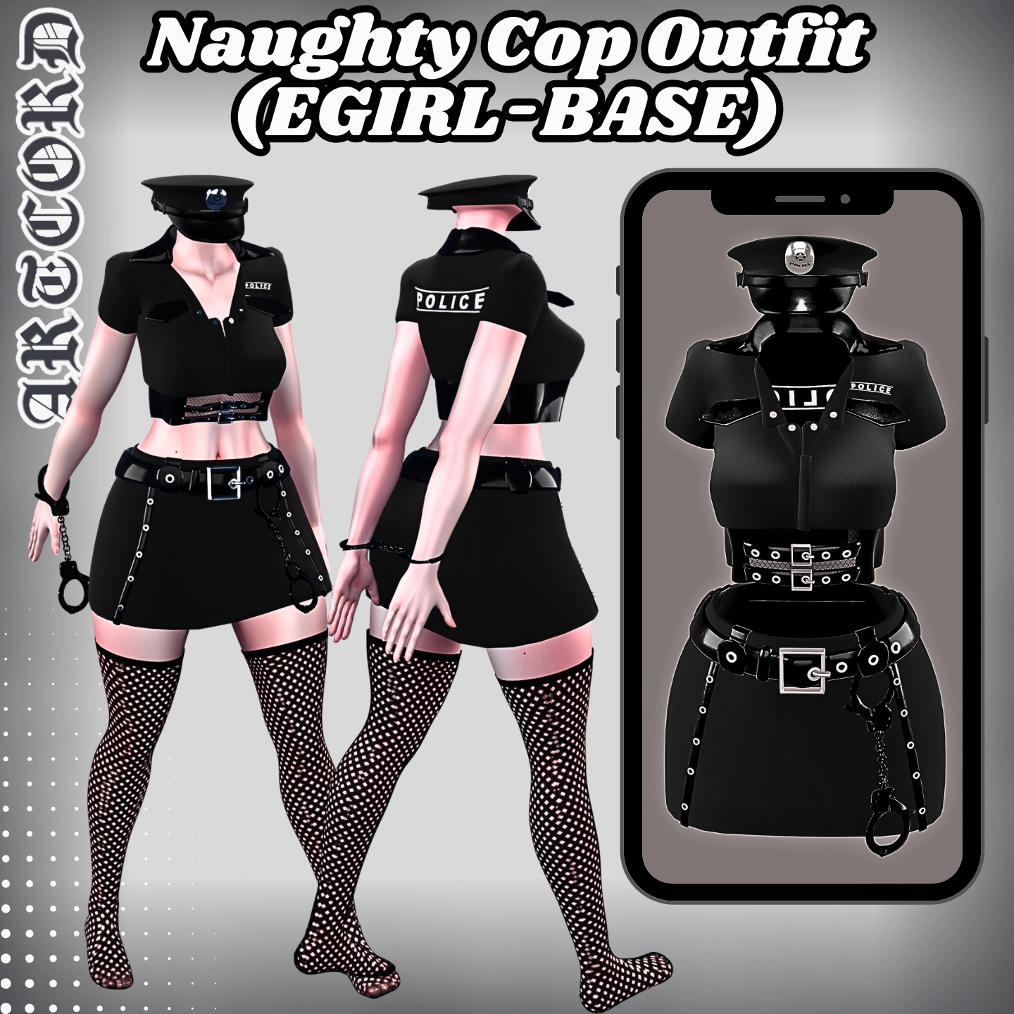 Naughty Cop Outfit by PillowArt