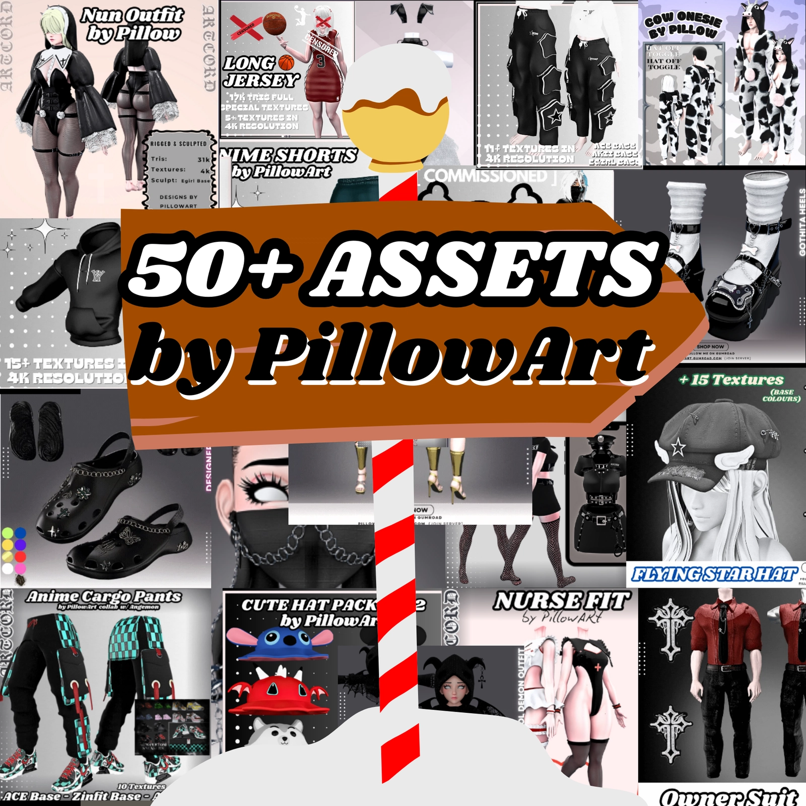 Pillow's Old Assets Collection ( - 50+ ASSETS - ) by PillowArt