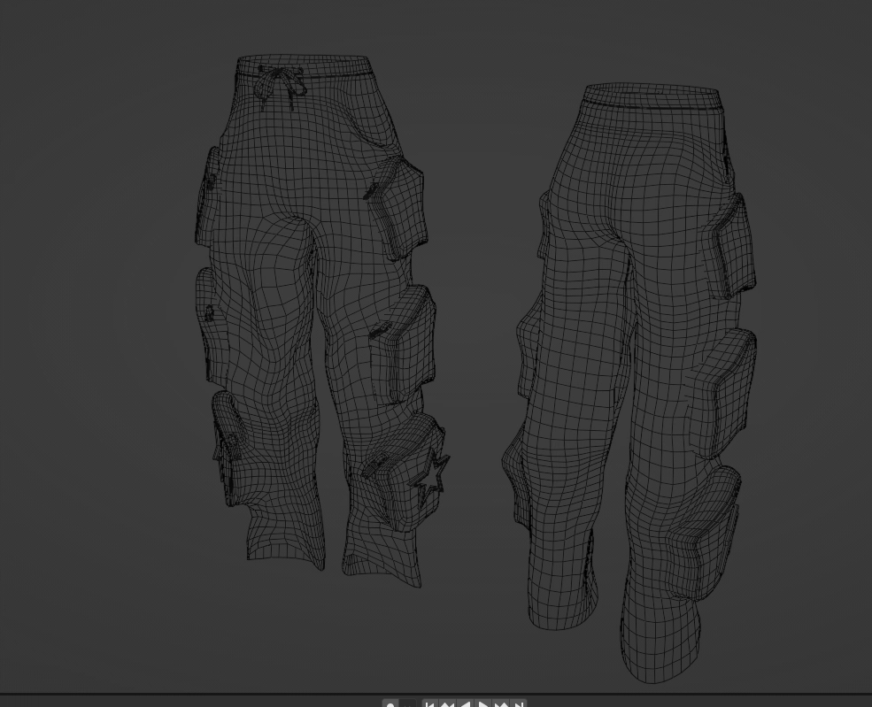 Unisex y2k Star Pants | 032 by PillowArt