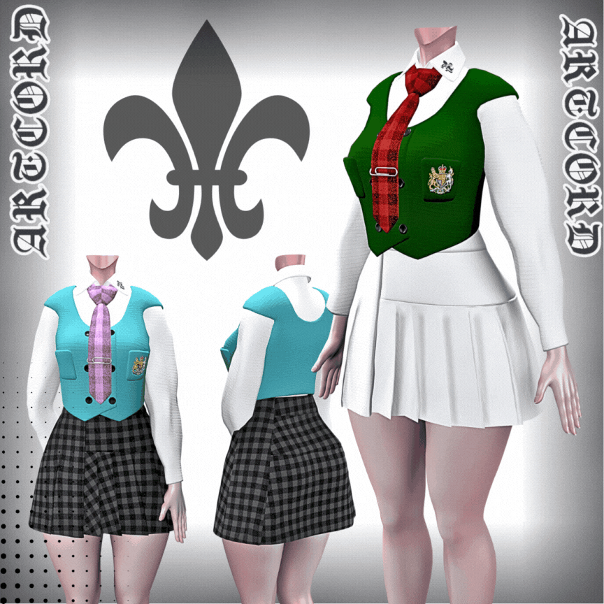 Royal School Outfit /// by PillowArt