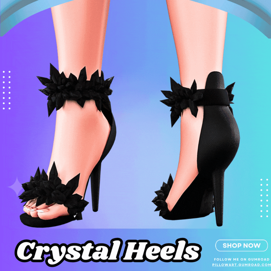 Crystal Heels /// by PillowArt