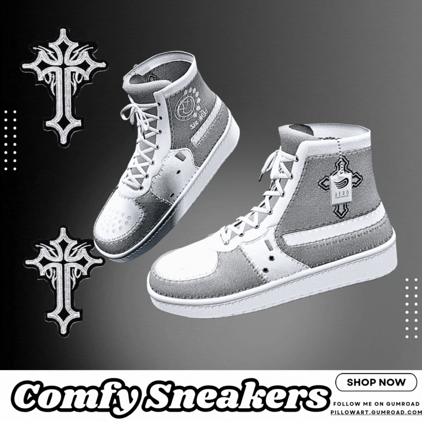 Comfy Sneakers - by PillowArt