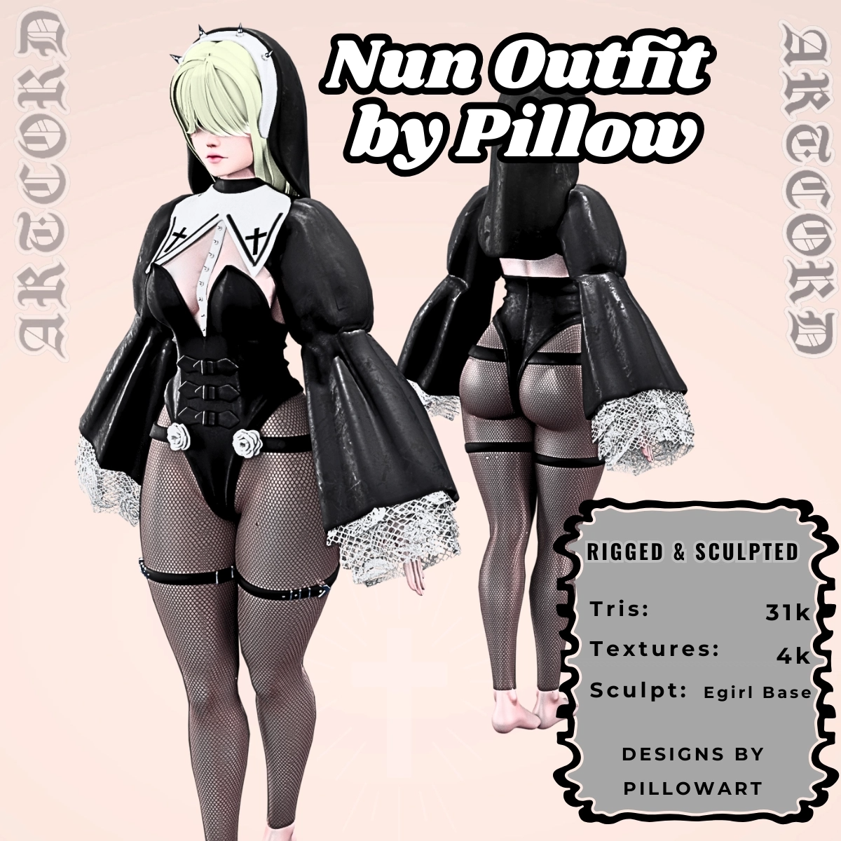 Nun Outfit - by PillowArt
