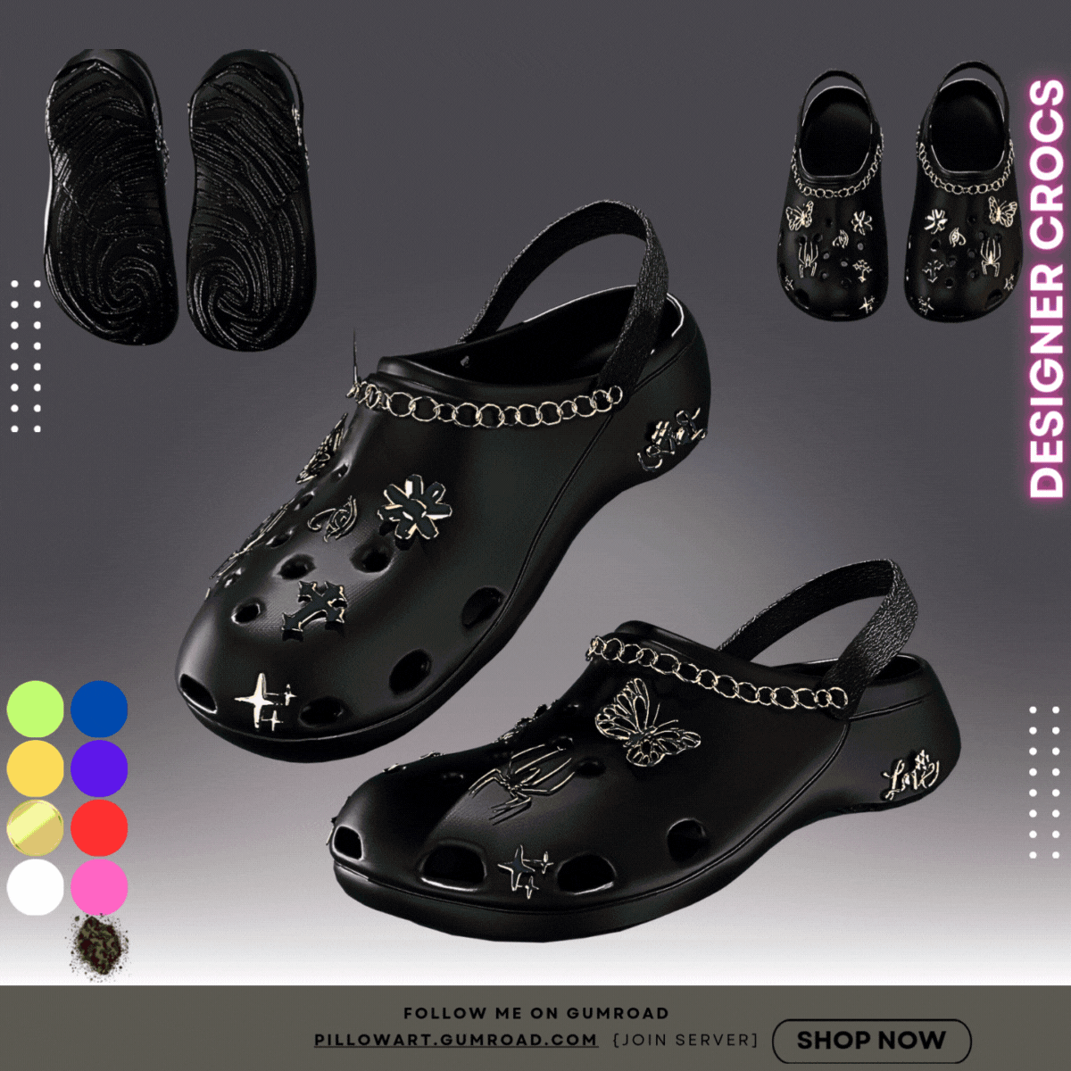 Designer House Shoes - by PillowArt