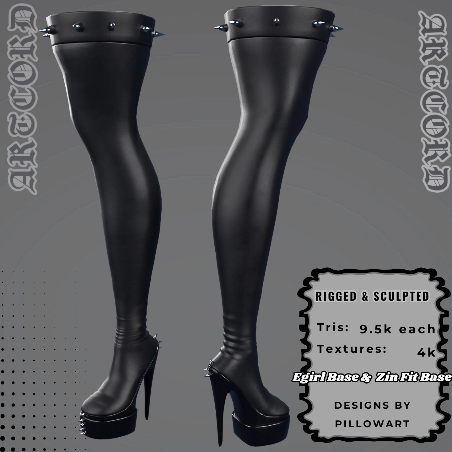 Thigh Heels - by PillowArt