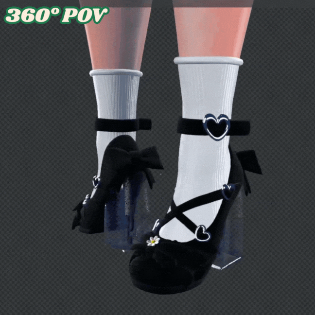 Fancy Glass Heels