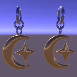 Starry Accessories ✨ Furality Somna Hoops & Earrings 💫 Multi-Avatar Support