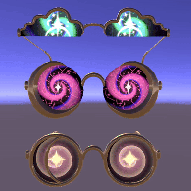 Starry Glasses 🌠 Inspired by Furality Somna ✨ Universal Assets
