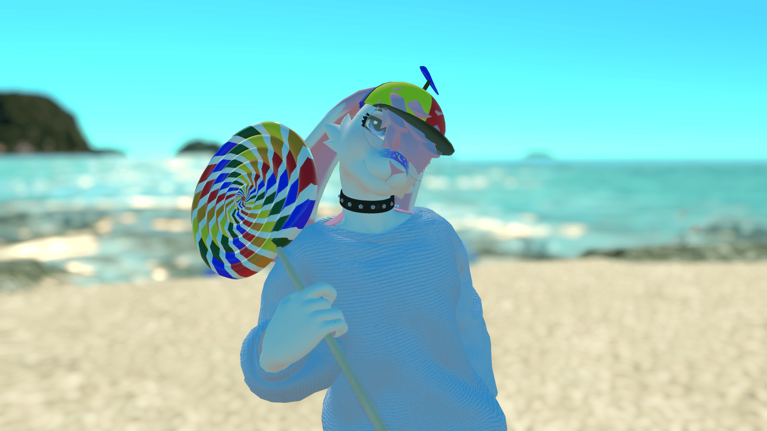 Propeller Hat & Lollipop