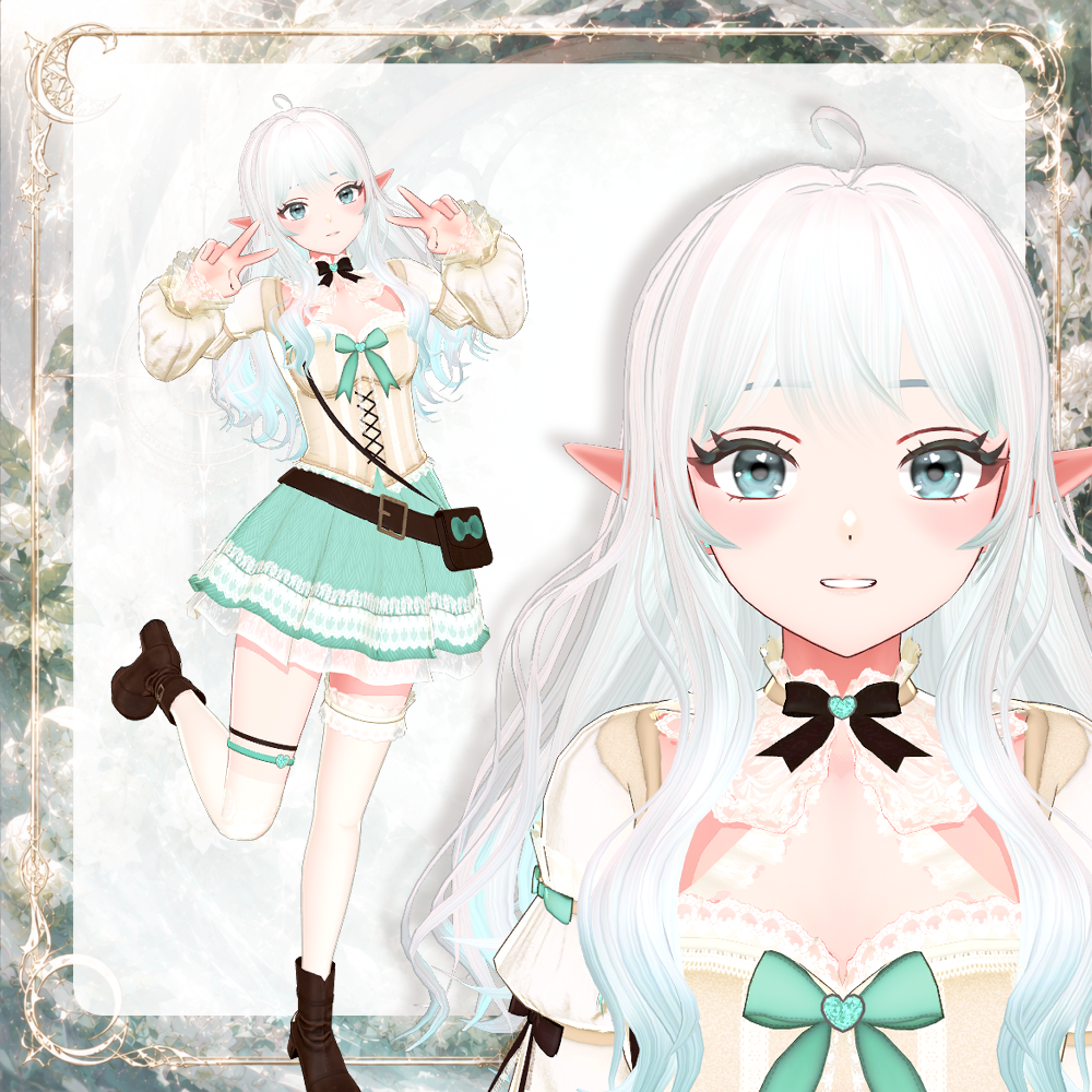 【VRChat Compatible】Arduinna | Fantasy-Inspired Original 3D Avatar v1.0