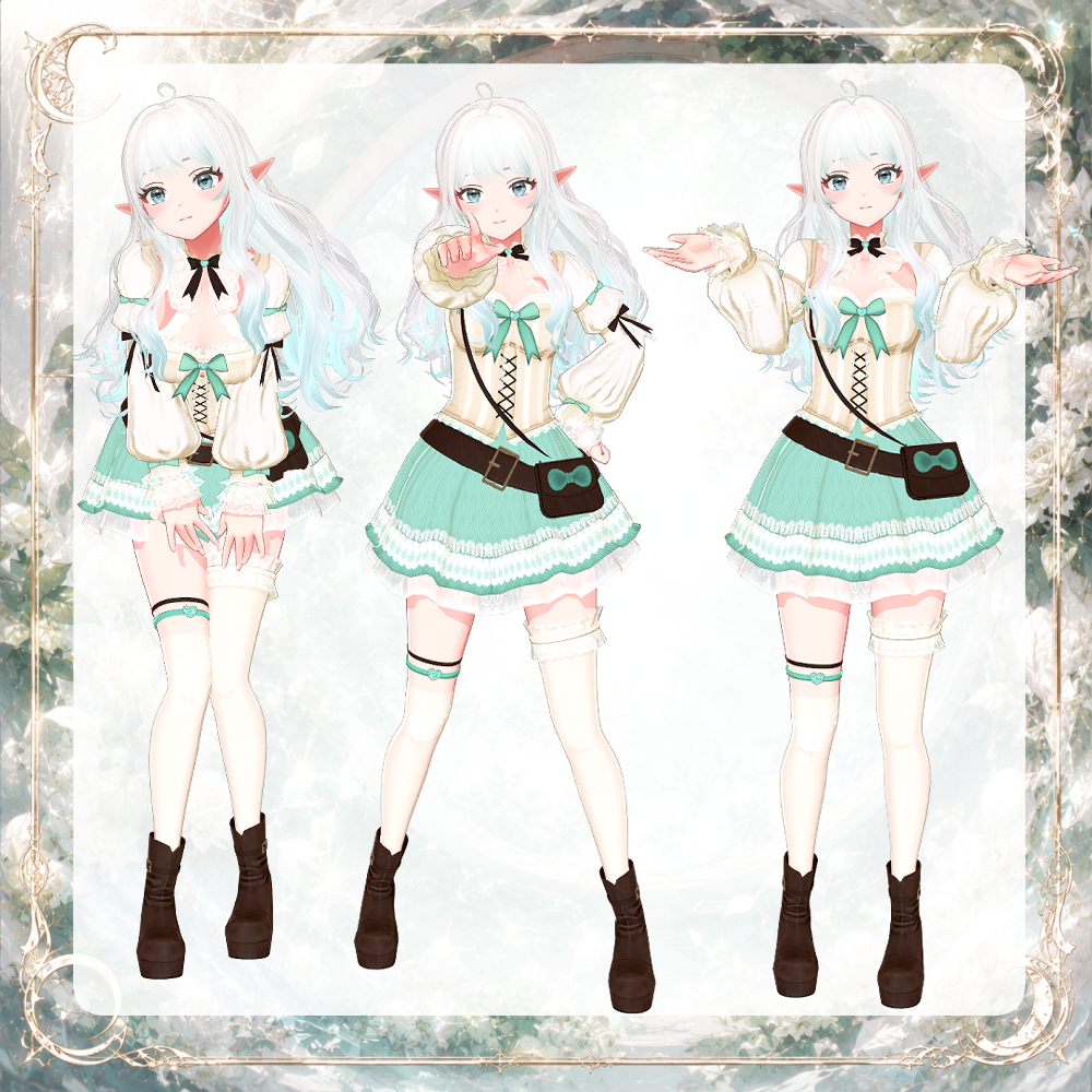 【VRChat Compatible】Arduinna | Fantasy-Inspired Original 3D Avatar v1.0