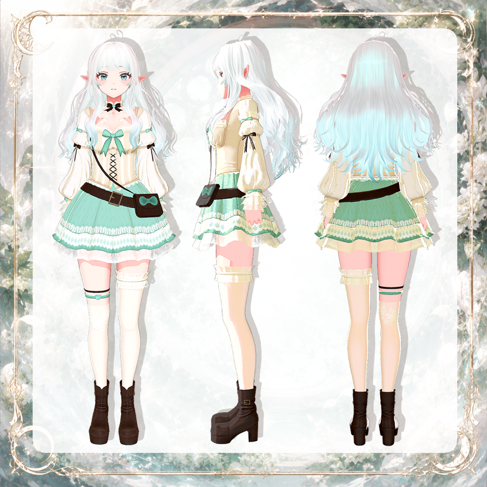 【VRChat Compatible】Arduinna | Fantasy-Inspired Original 3D Avatar v1.0