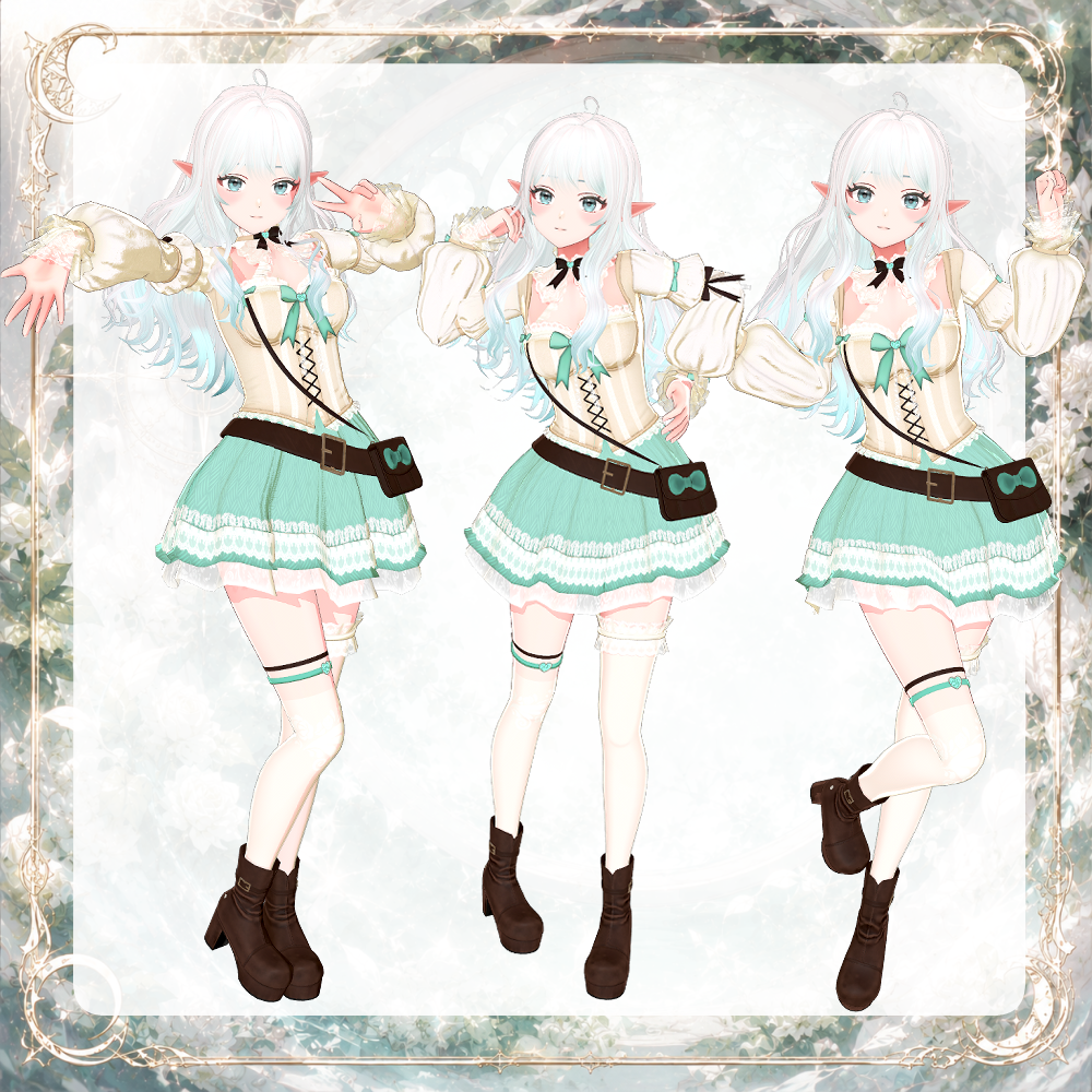 【VRChat Compatible】Arduinna | Fantasy-Inspired Original 3D Avatar v1.0