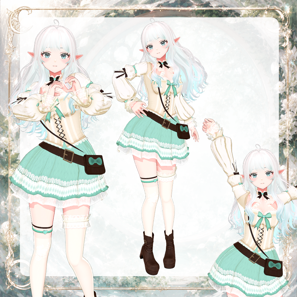 【VRChat Compatible】Arduinna | Fantasy-Inspired Original 3D Avatar v1.0