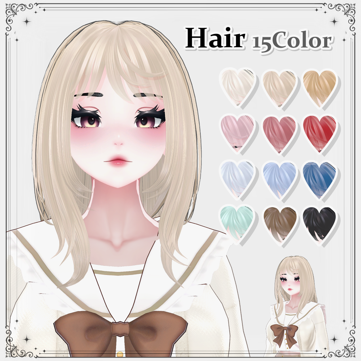 Hair for Zinpia Nami