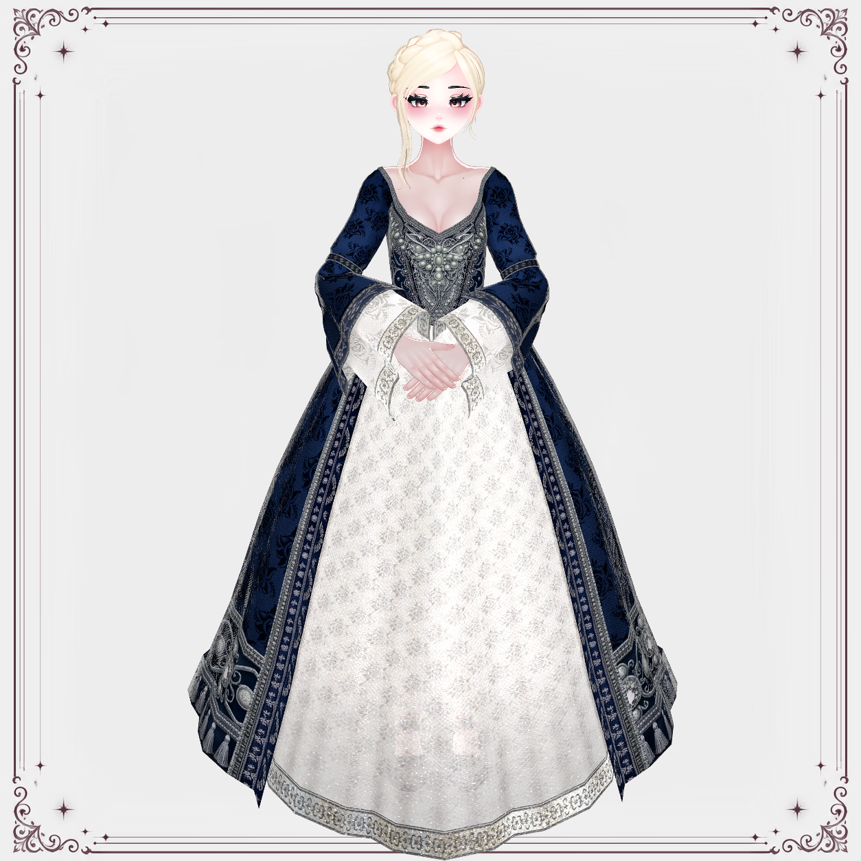 Royal Dress Outfit Set for ZinPia / E-Girl Body