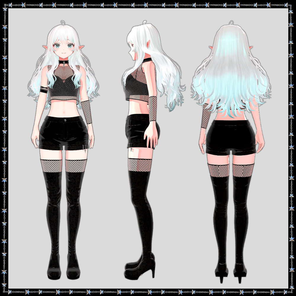 Arduinna – Dark Elf Devil Outfit