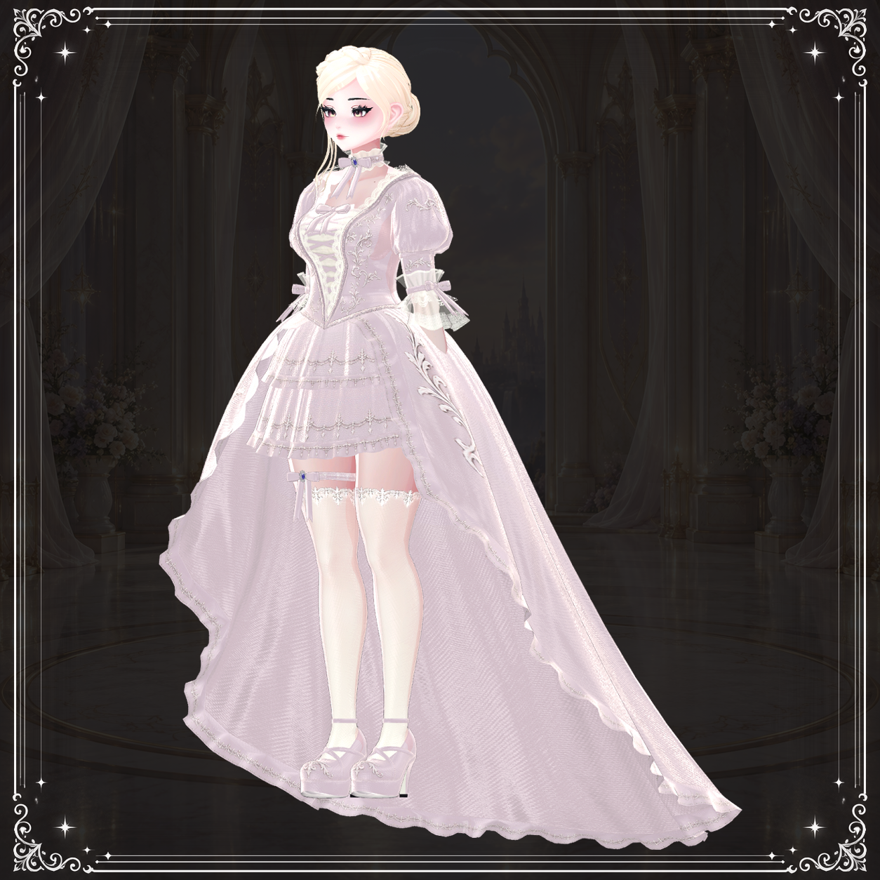 Evelune Fantasy Dress Set for ZinPia / E-Girl Body