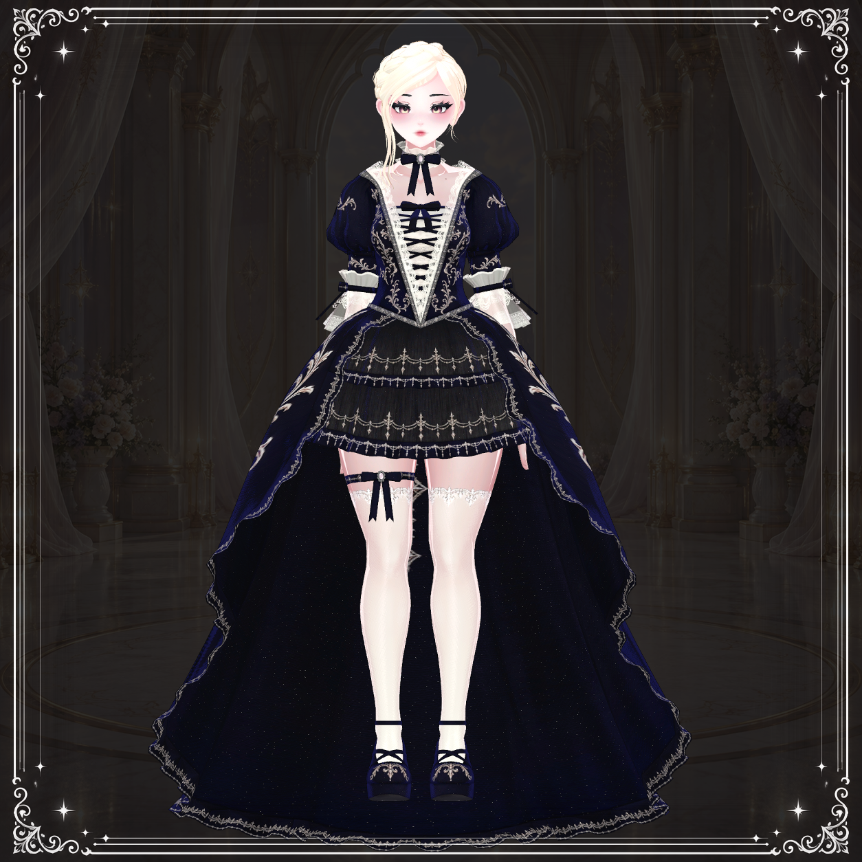 Evelune Fantasy Dress Set for ZinPia / E-Girl Body