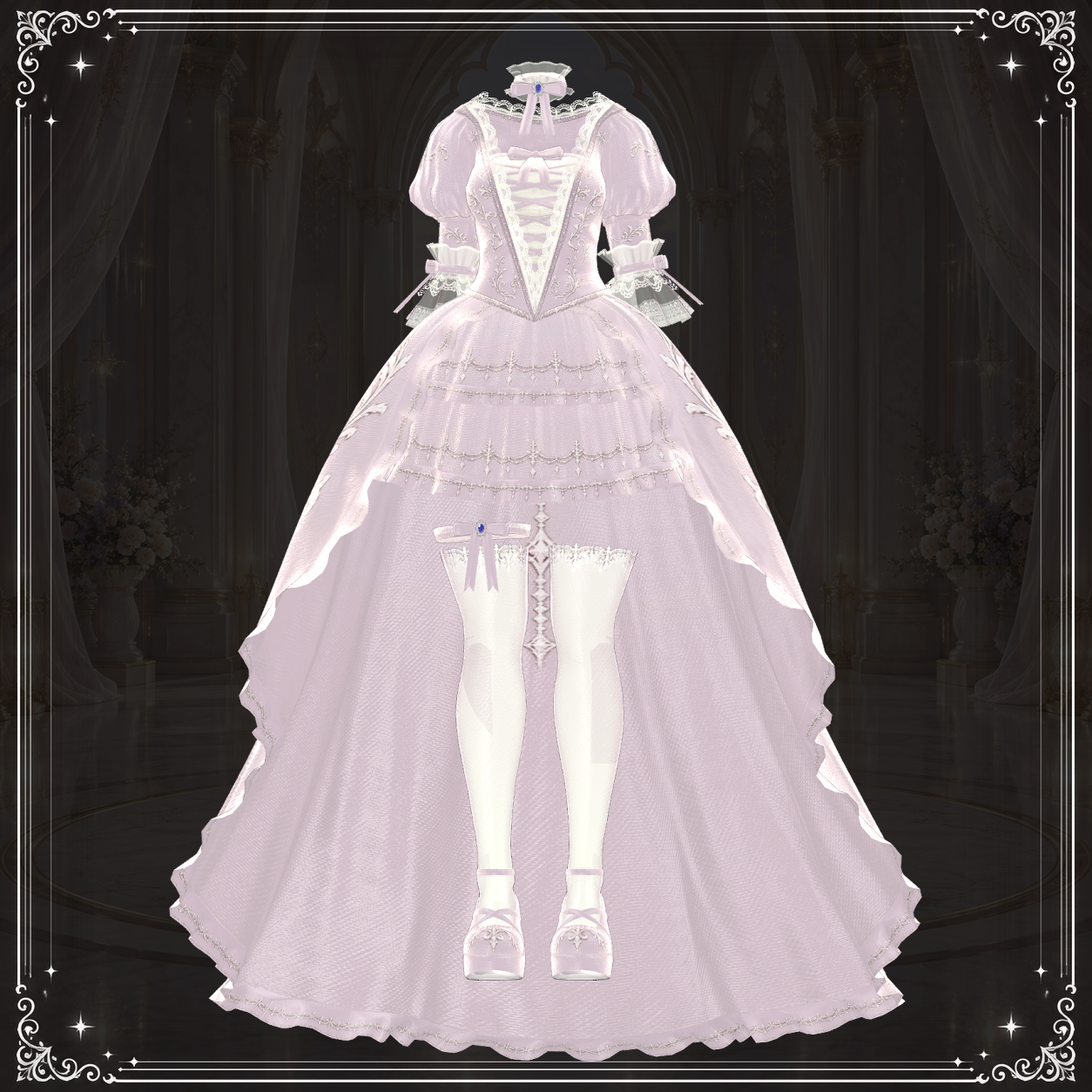 Evelune Fantasy Dress Set for ZinPia / E-Girl Body